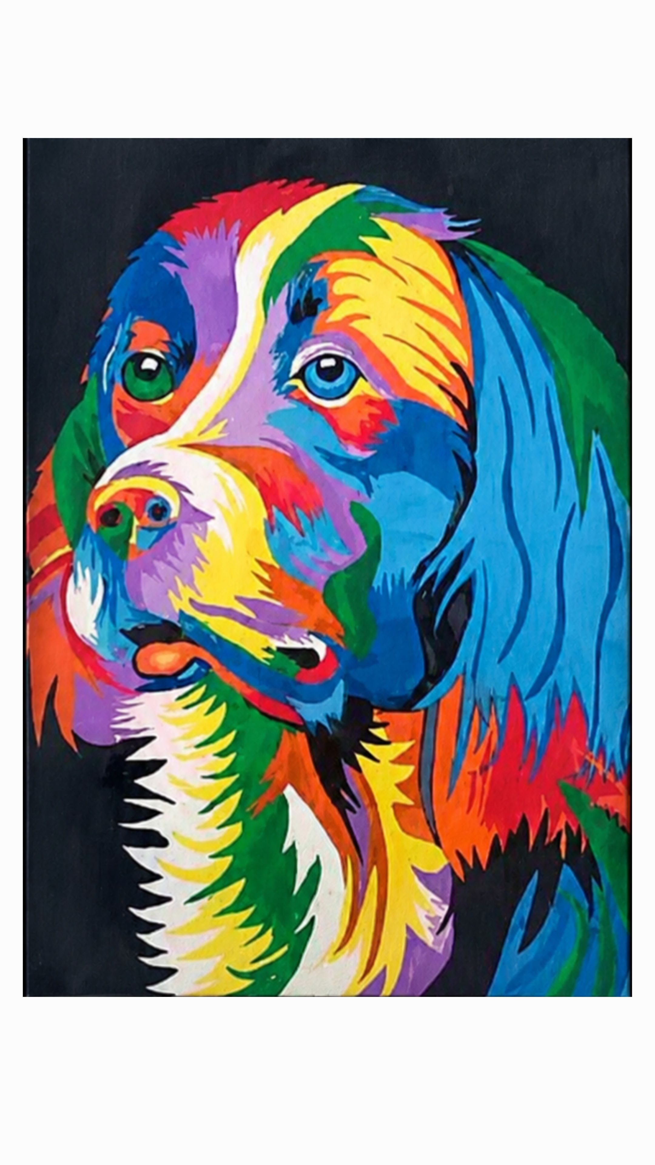 Abstract Art of Dog - in use