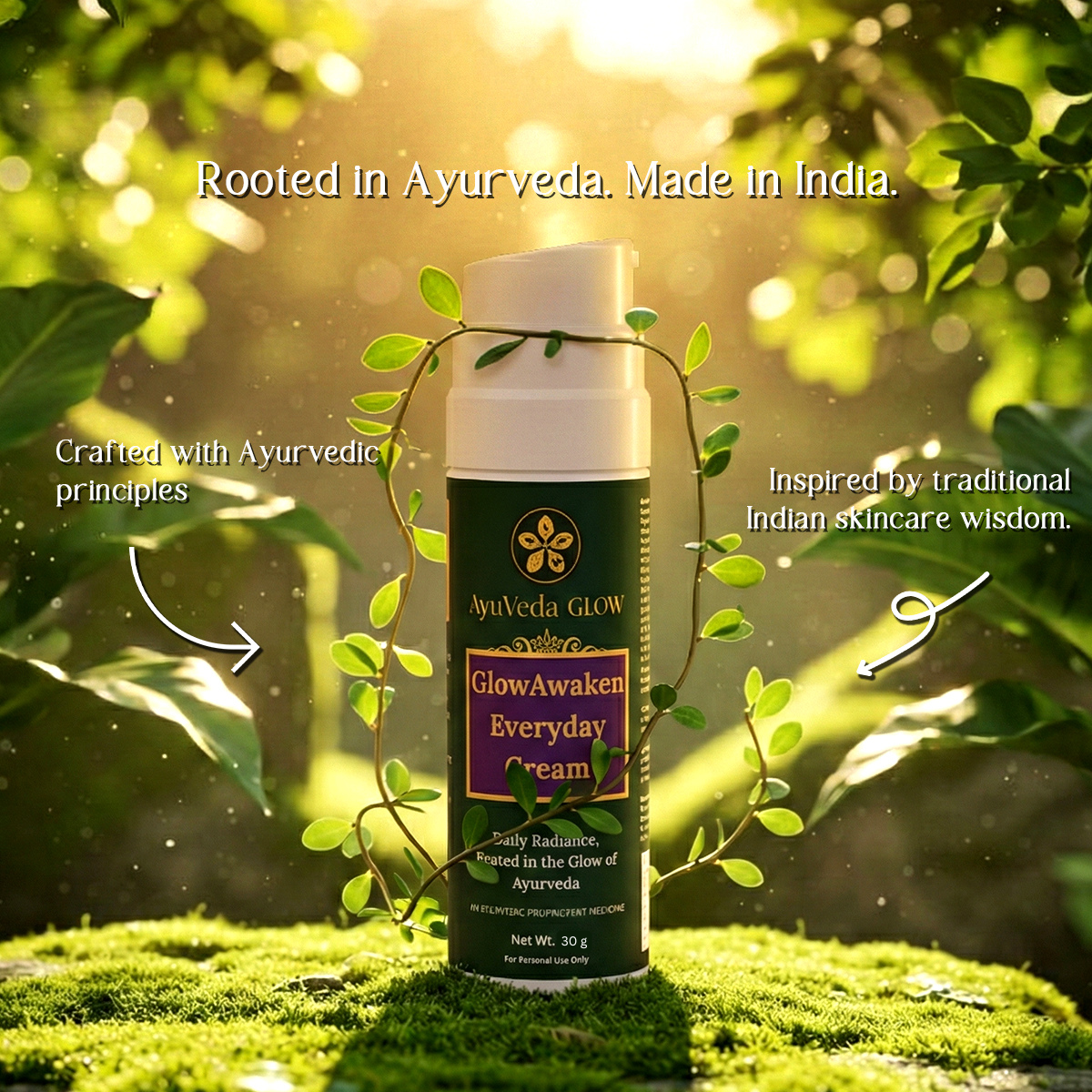 GlowAwaken: Ayurvedic Everyday Face Cream - Main physical image