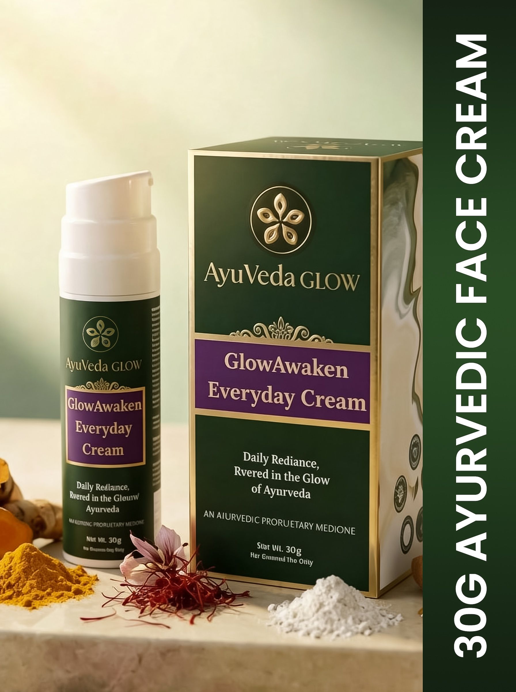GlowAwaken: Ayurvedic Everyday Face Cream