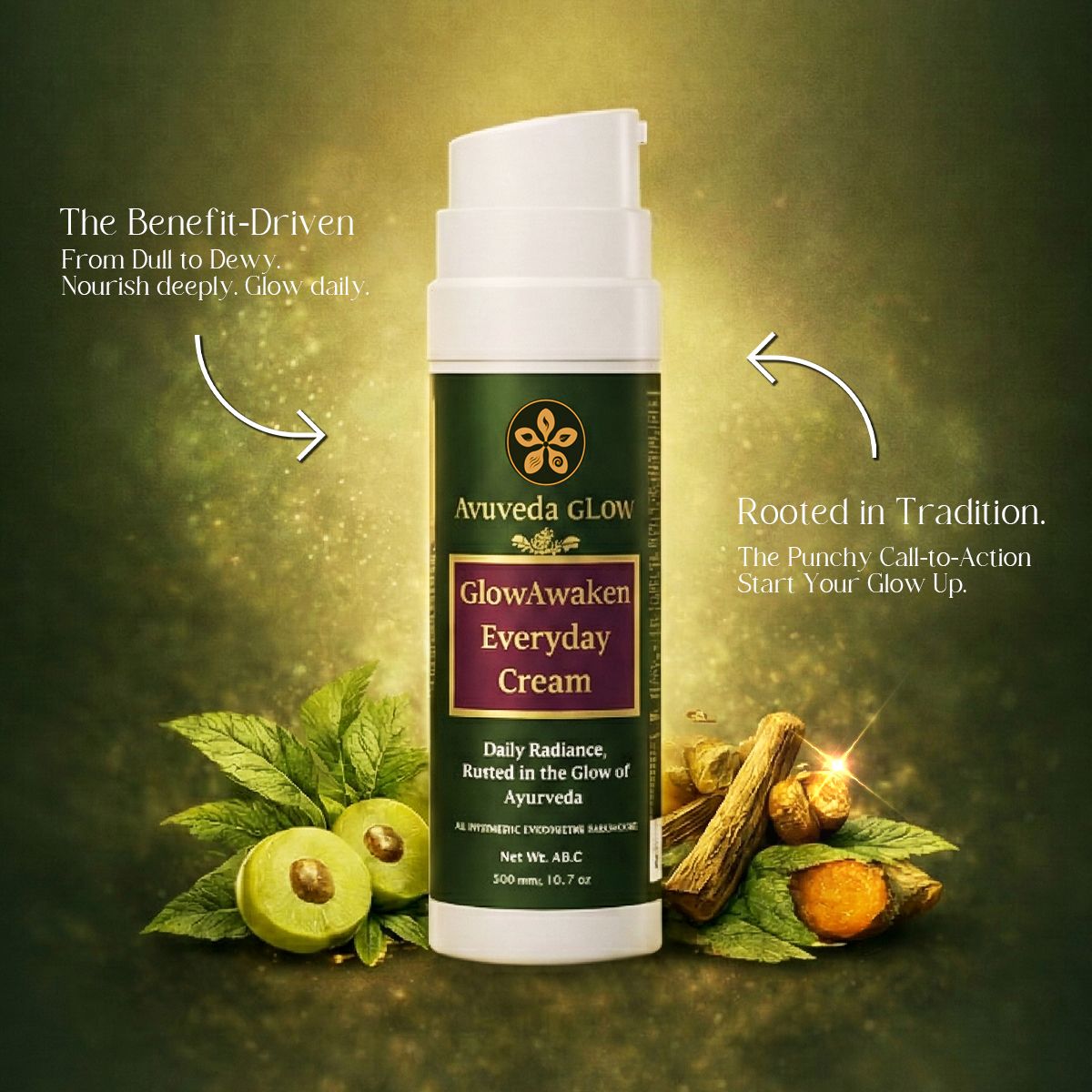GlowAwaken: Ayurvedic Everyday Face Cream - alternative angle