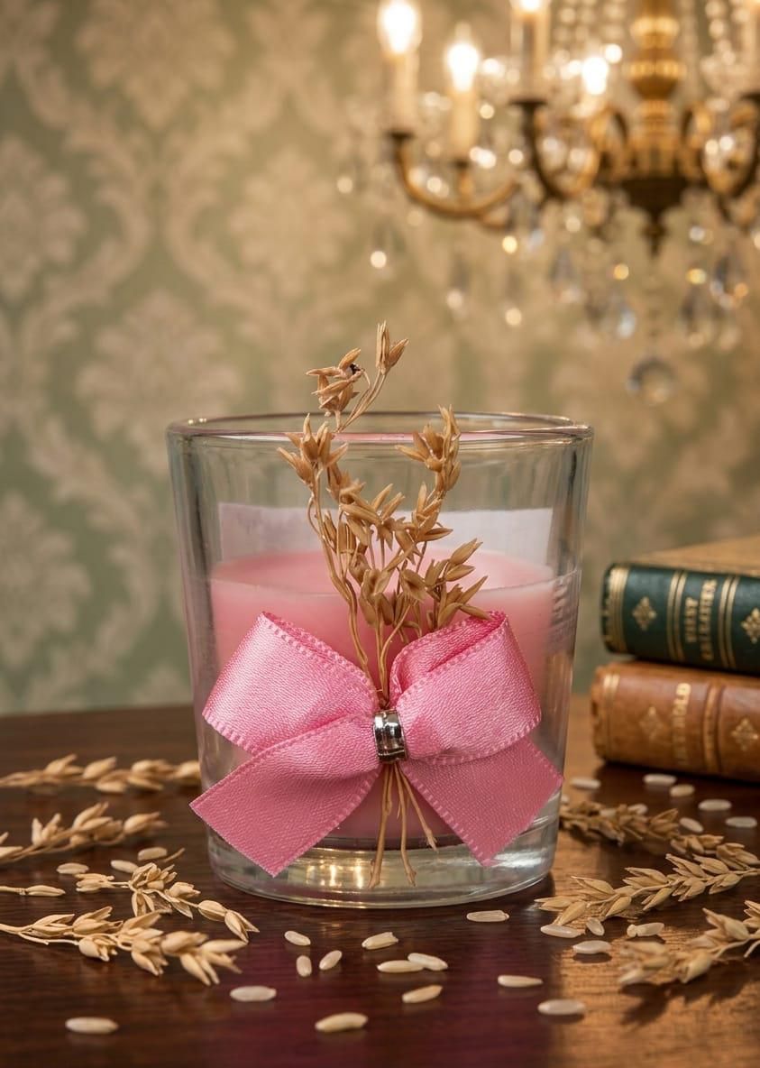 Hand-Poured Scented Glass Jar Candle
