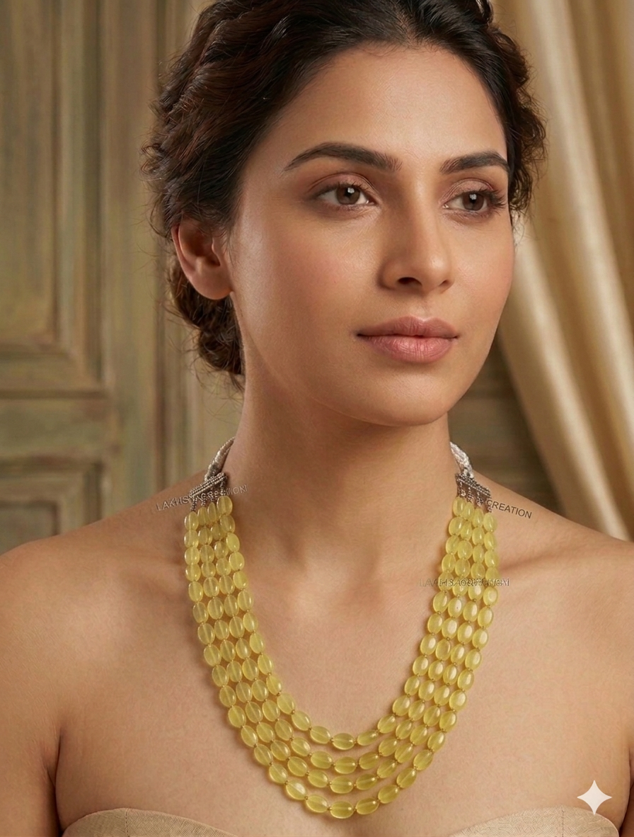 Bohemian Multi-Strand Beaded Layered Necklace
