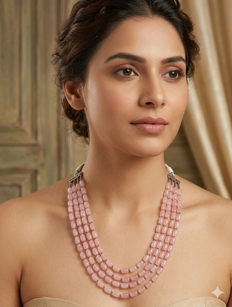 Layered necklace  - back view