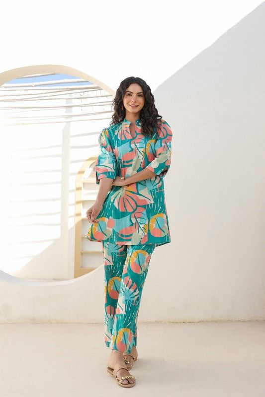 Stylish party wear designer cord set