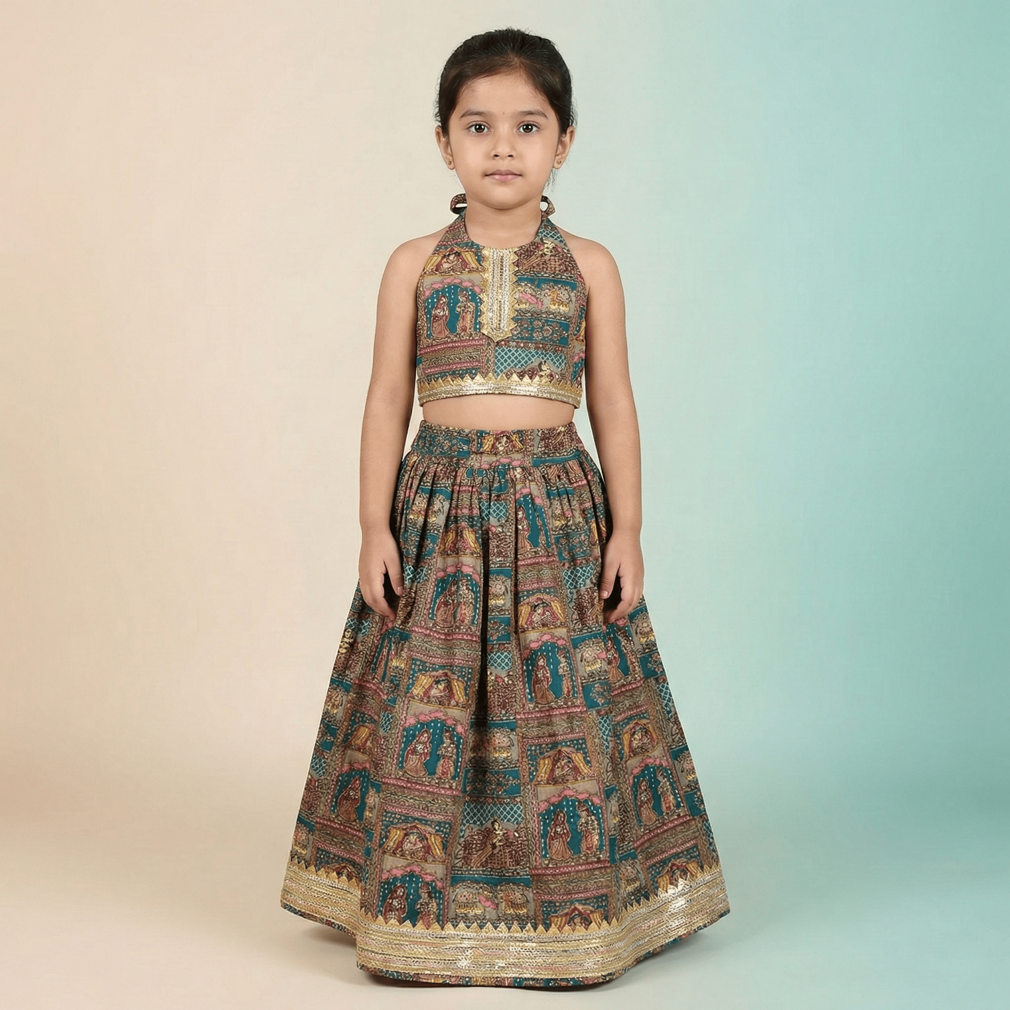 Ethnic Skirt Top Set - image 2