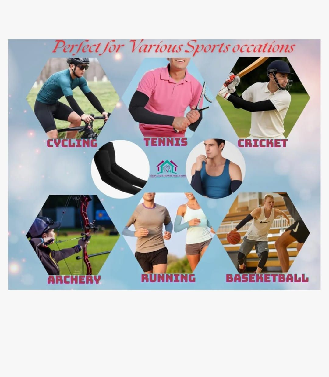 Arm Sleeves For Men & Women - close-up