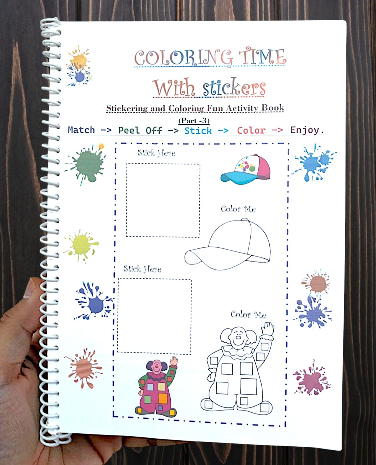 Fun Time Children's Sticker and Coloring Activity Book