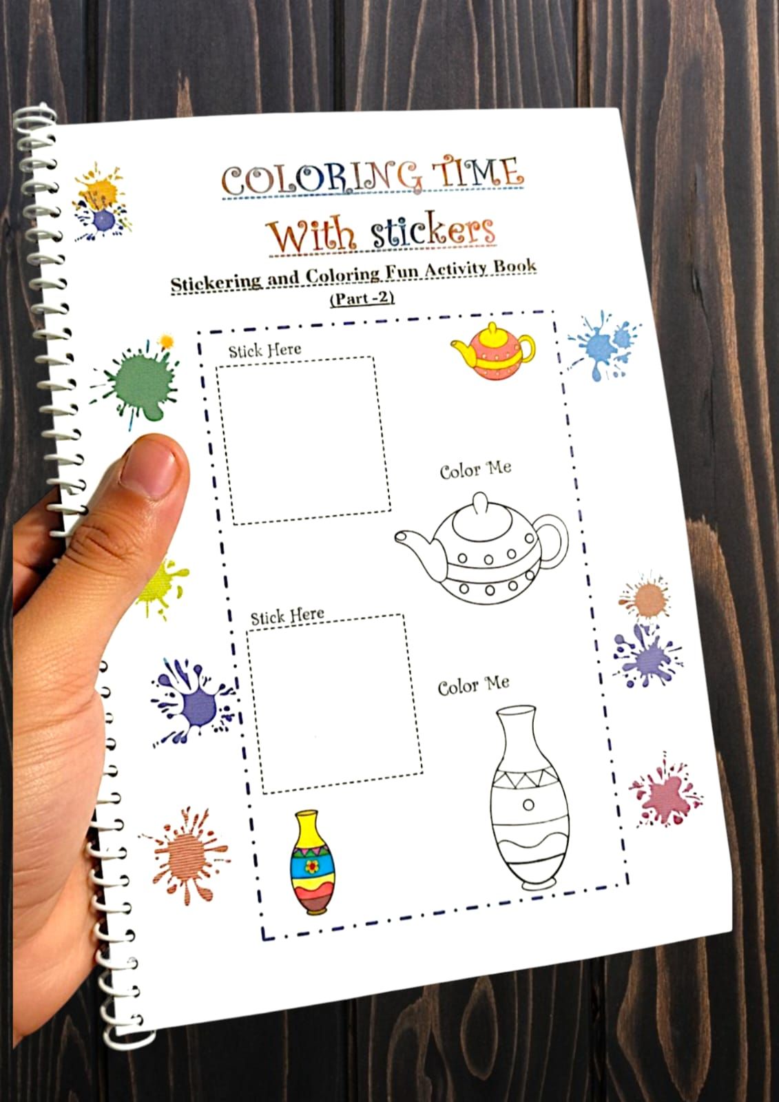 Fun Time Children's Sticker and Coloring Activity Book