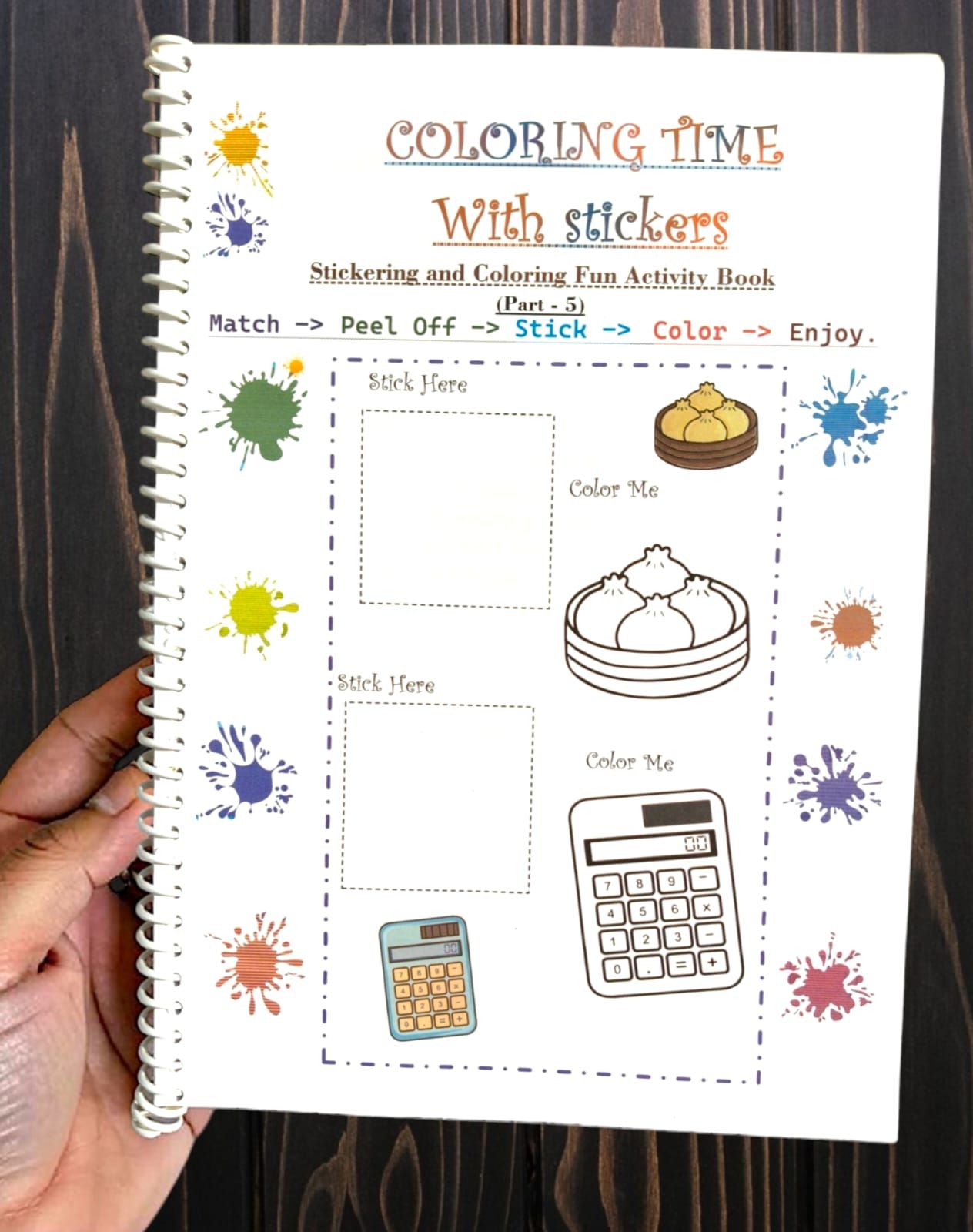 Fun Time Children's Sticker and Coloring Activity Book