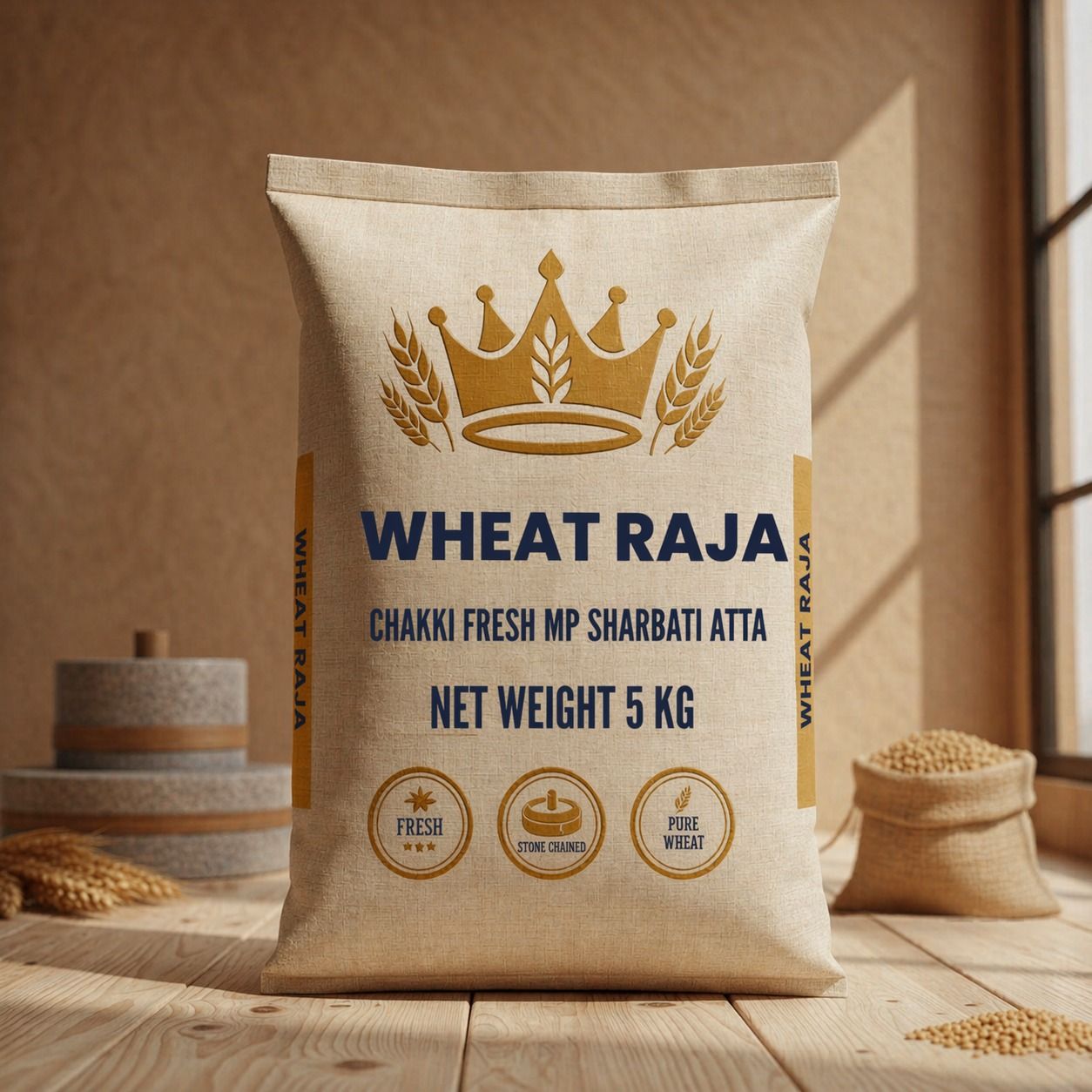 MP Select Sharbati Atta – 5 KG