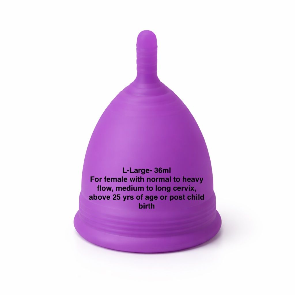 AMALA Eco friendly, reusable menstrual cup - close-up