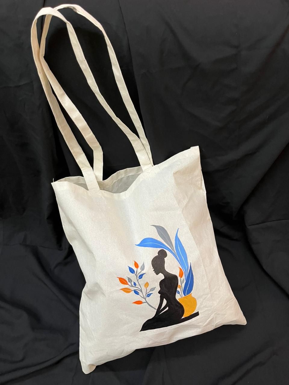 Handpainted Sarees  - alternative angle