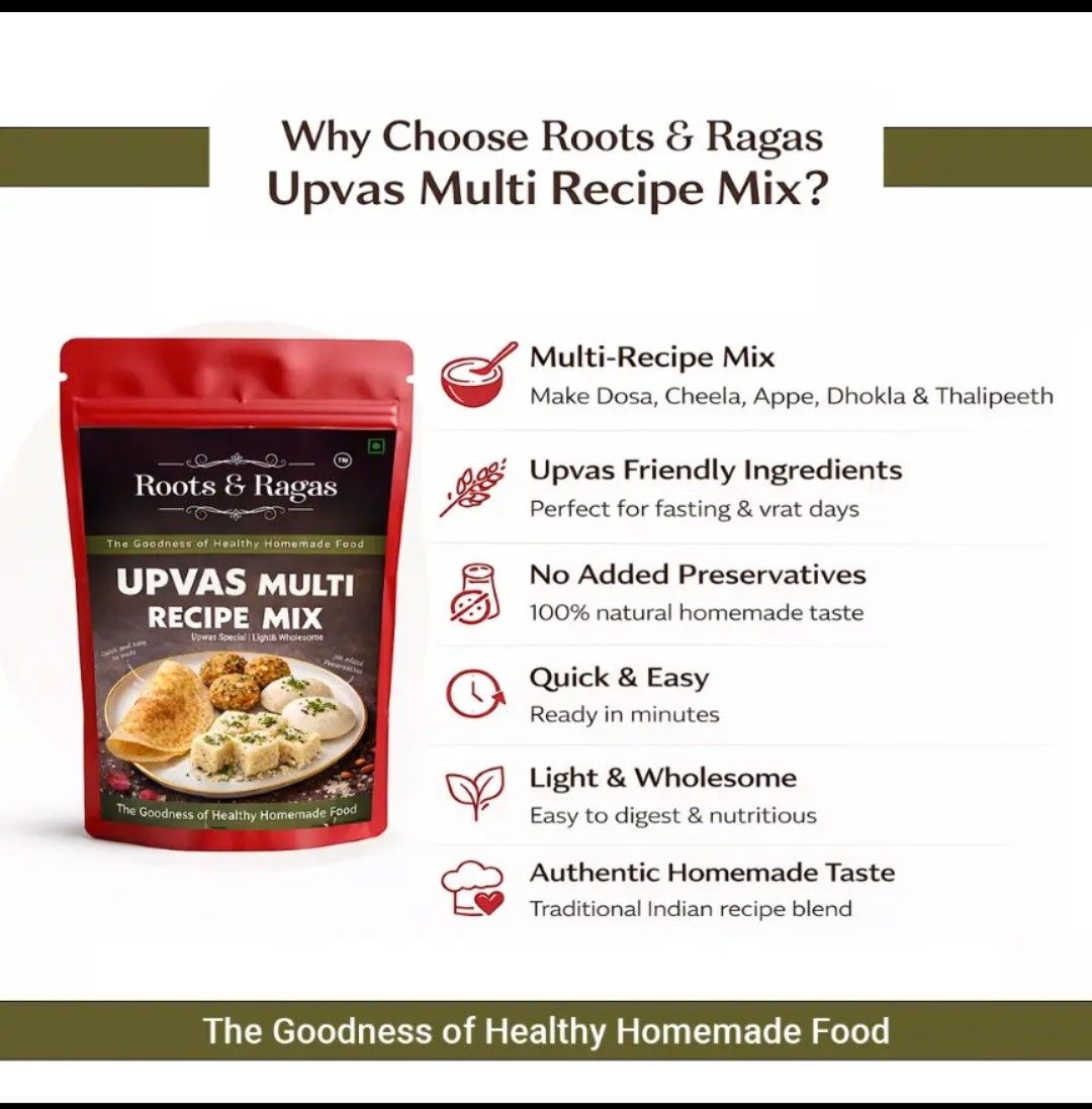 Upwas Multi Recipe Mix - detail view