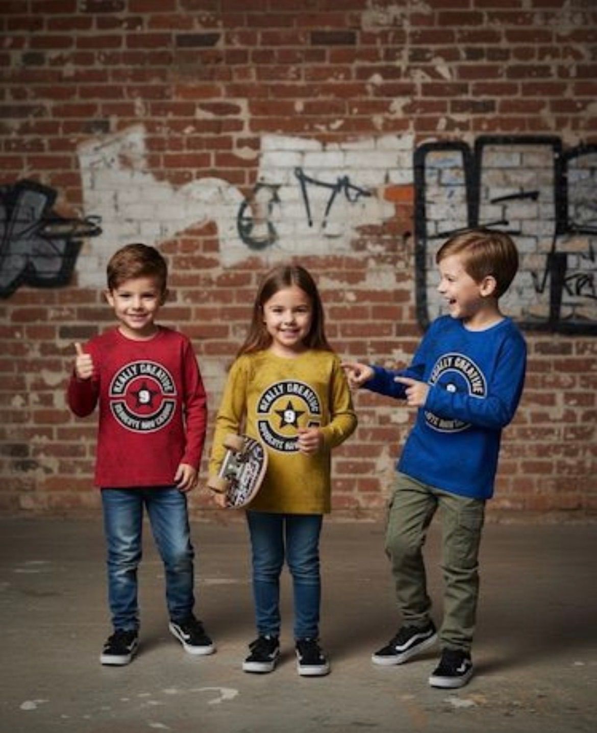 Kids 100% Cotton T-shirts Breathable Skin Friendly