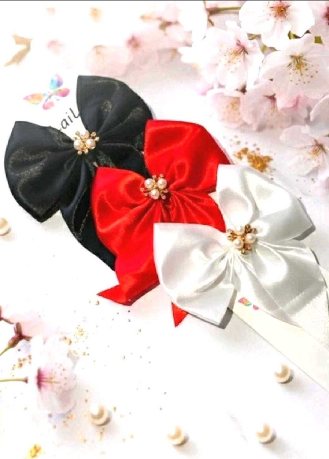 Women's Satin Scrunchies Hair Tie Set of 3