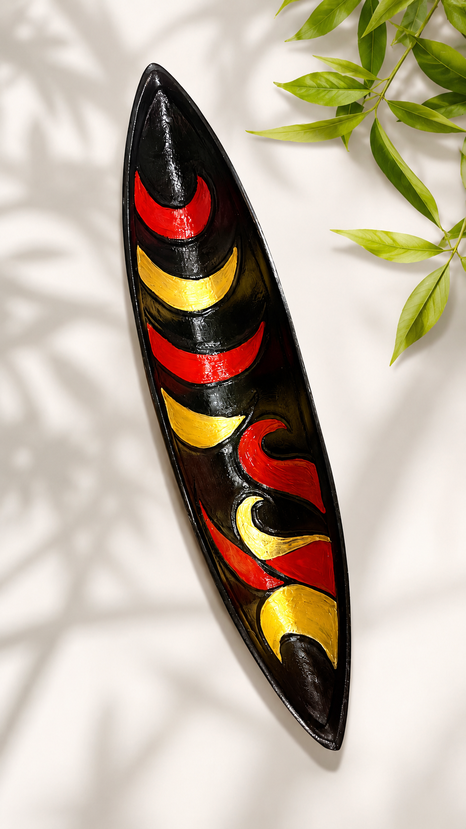 Handcrafted Wooden & Ceramic Serving Food Platter