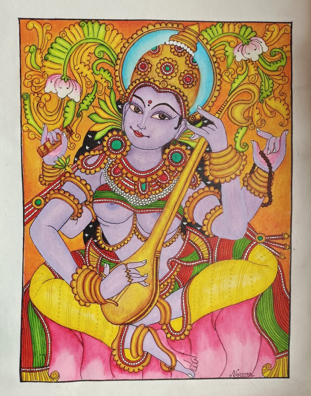 Traditional Handcrafted Cultural Mural Painting