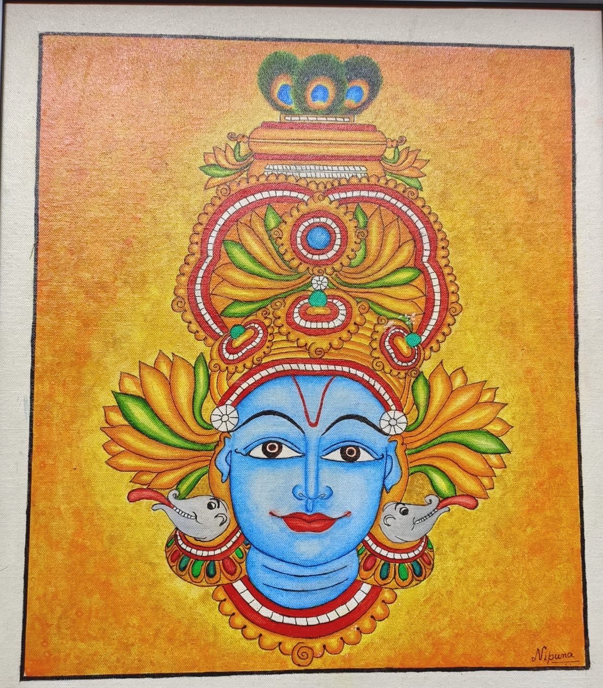 Traditional Handcrafted Cultural Mural Painting