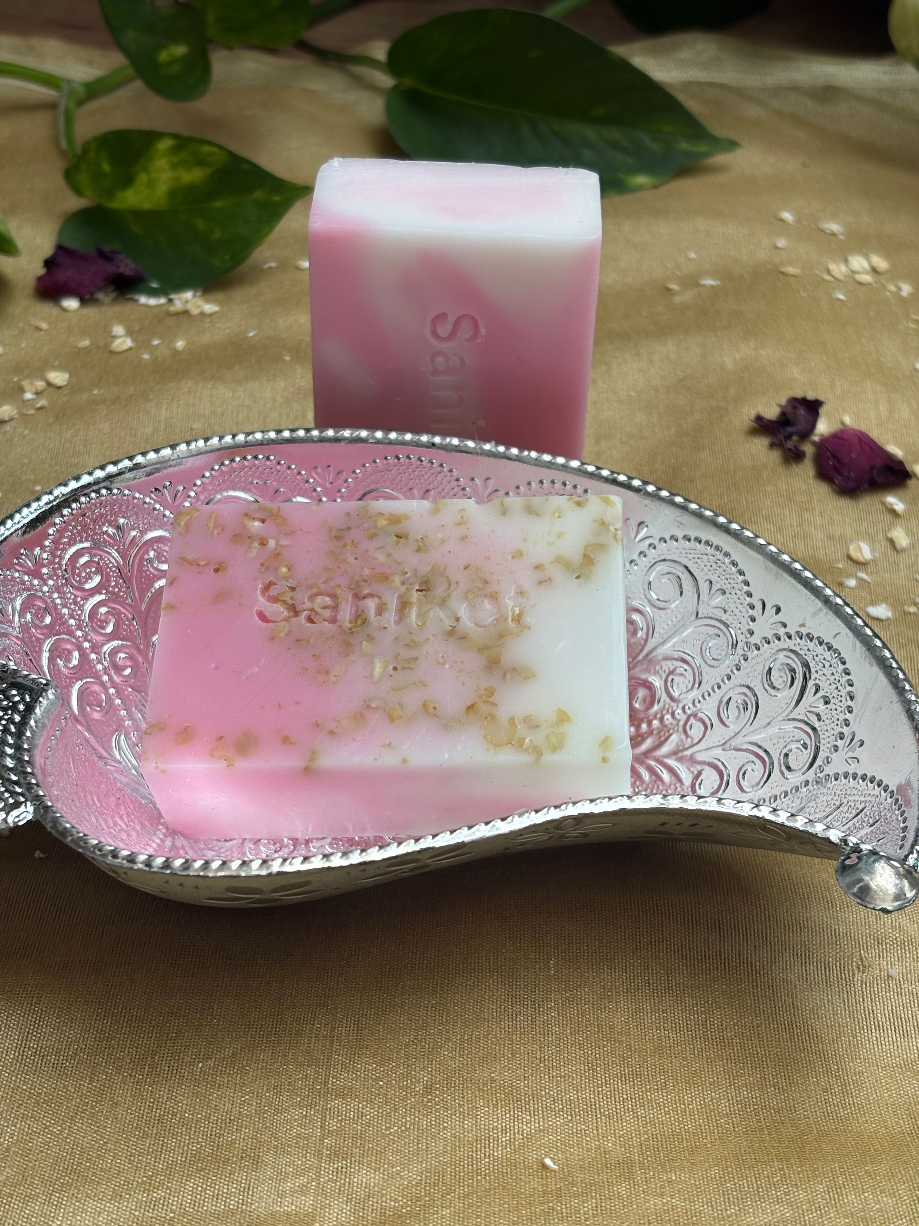 Rose & Oats Handmade Soap