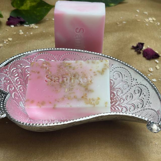 Rose & Oats Handmade Soap