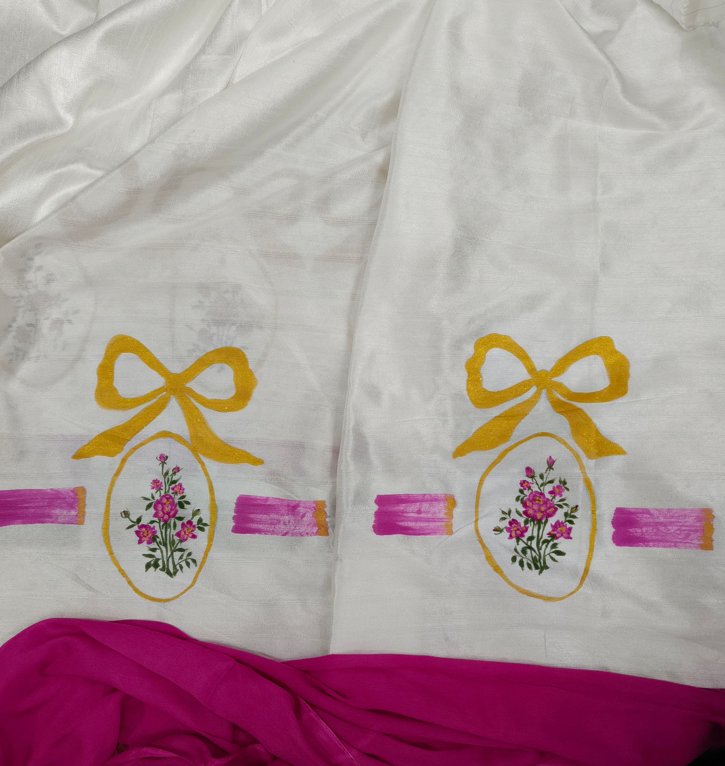 Hand-painted Suit & Dupatta